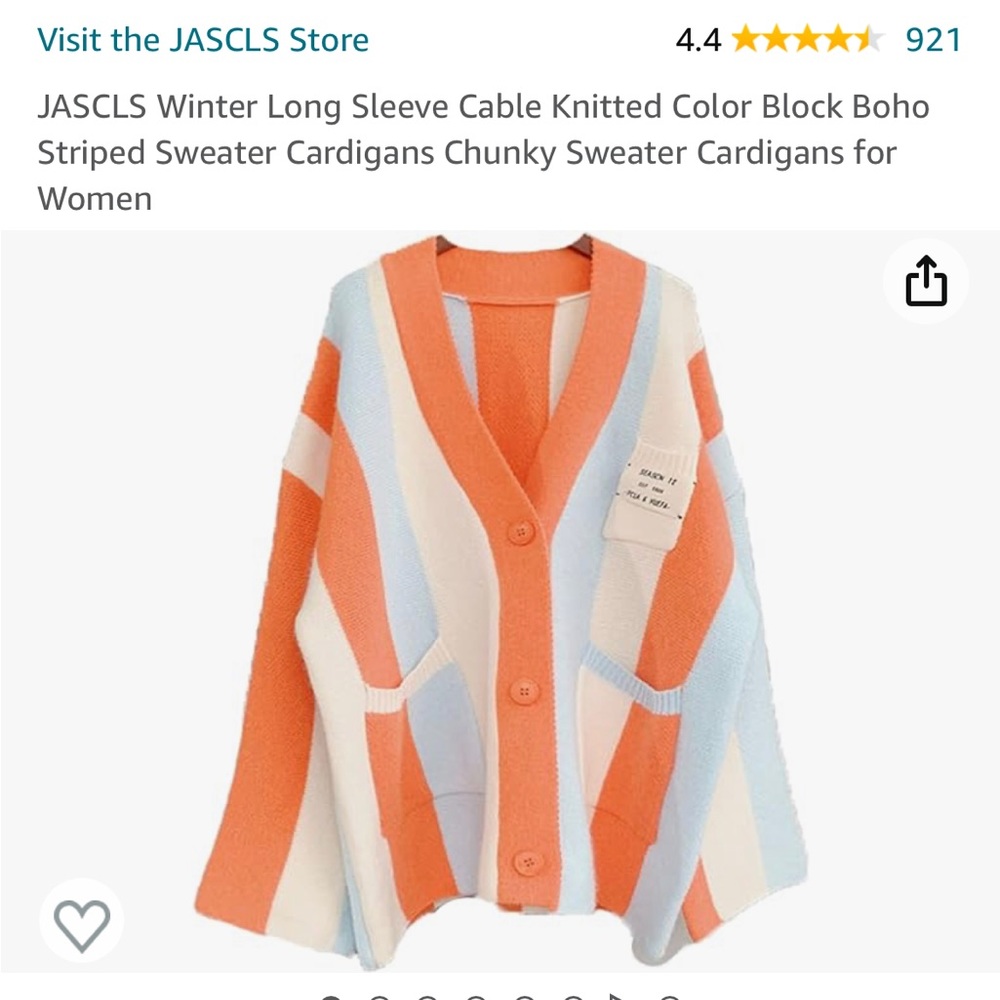 Chunky cable knit cardigan
